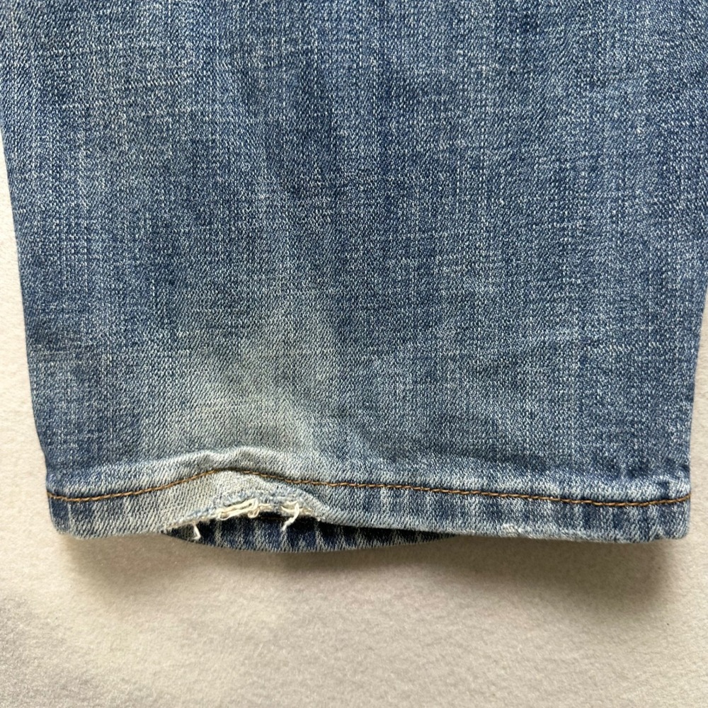Lucky Brand 221 Straight Jeans Mens 38x32 Blue Medium Wash Denim Classic Fit - Picture 13 of 14